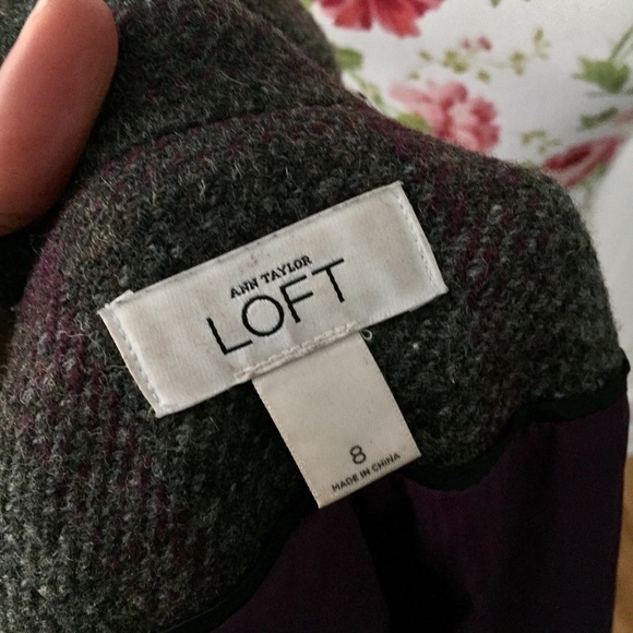 Ann Taylor LOFT Wool Blend Pea Coat - Picture 6 of 7